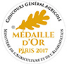 Médaille d'Or Paris salon de l'agriculture 2017